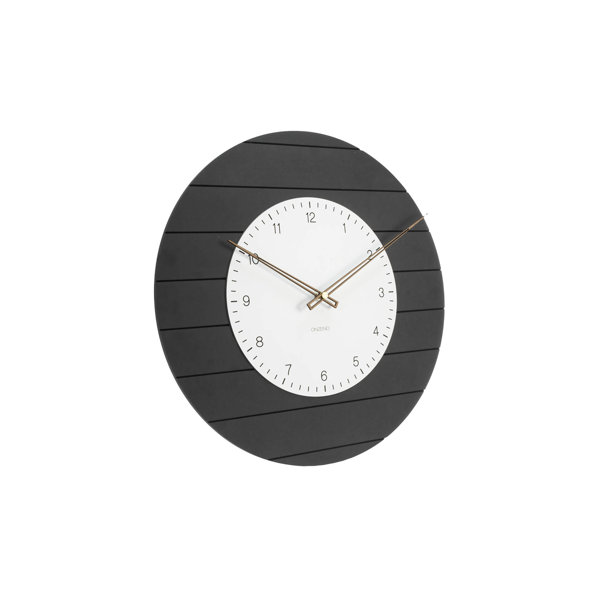 ONZENO Wood Wall Clock Wayfair.co.uk